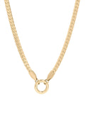 Curb Chain Charm Holder - Gold