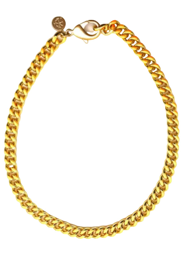 Flat Curb Candy Chain: Orange 20"