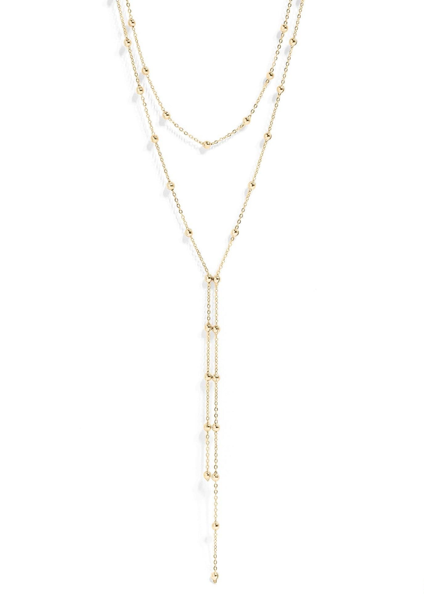 Satellite Necklace: Gold