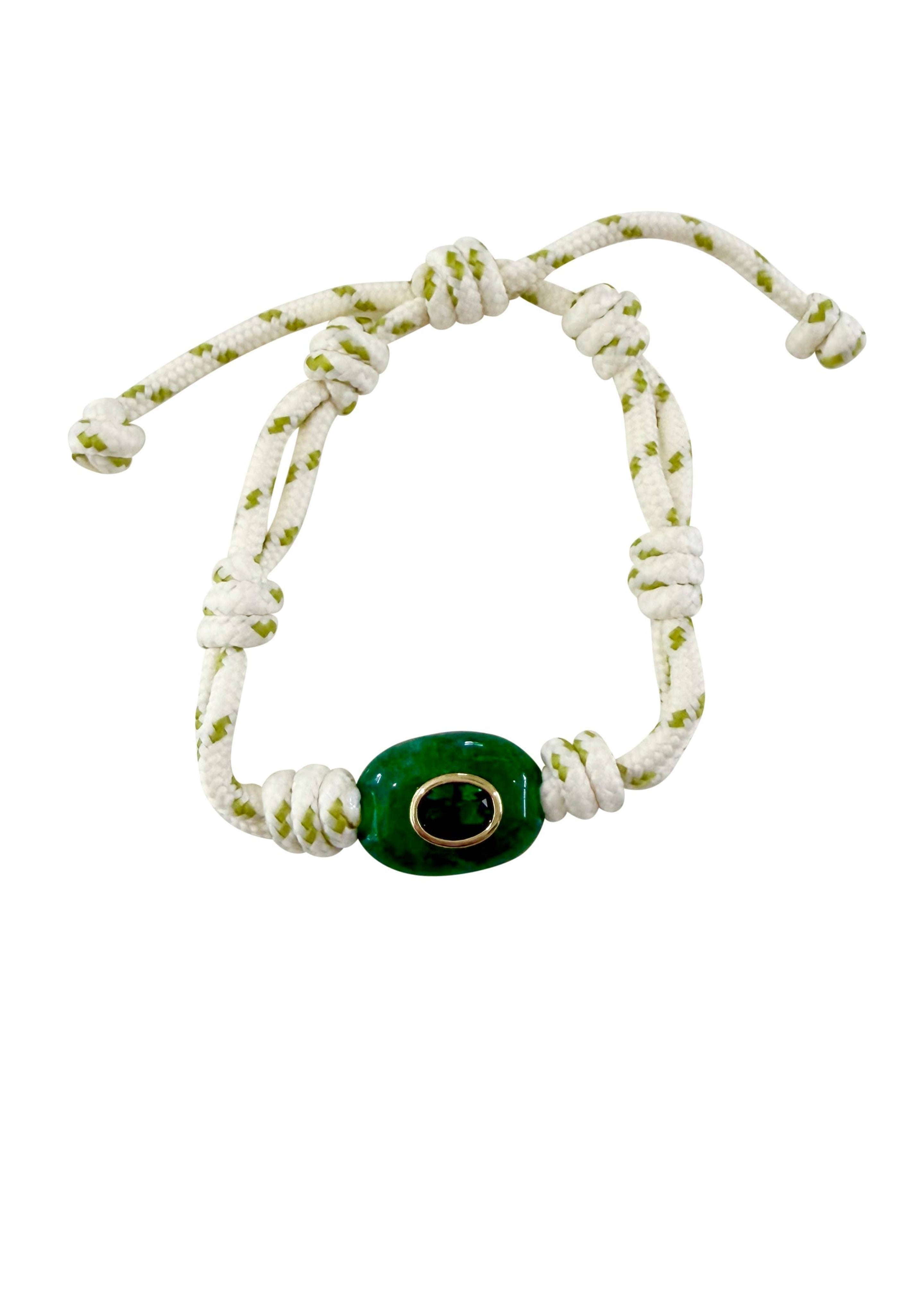 Elliott Cord Bracelet- Green