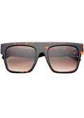 Madison Acetate Unisex Flat Top Sunglasses - Tortoise