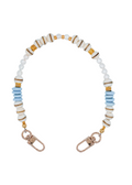 XO Blue - Phone Wristlet Gold
