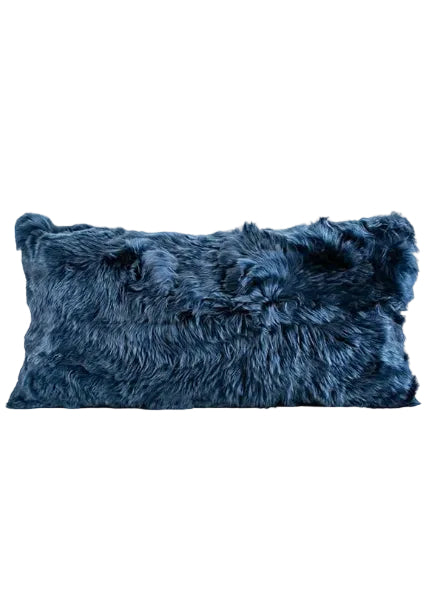 Alpaca Pillow: Blue