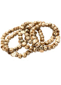 Peace Bone Stackable Bracelet