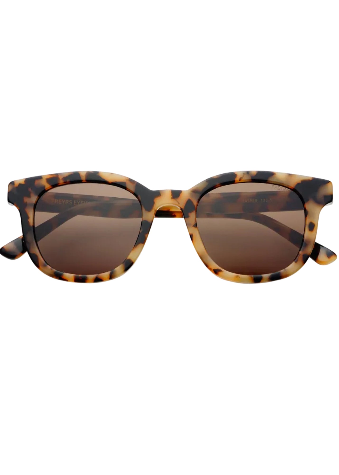 Jasper Acetate Unisex Sunglasses: Milky Tortoise