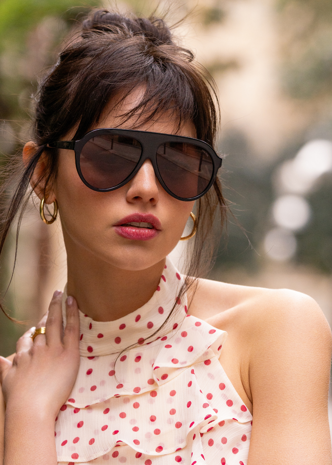 Maxwell Acetate Unisex Aviator Sunglasses - Black