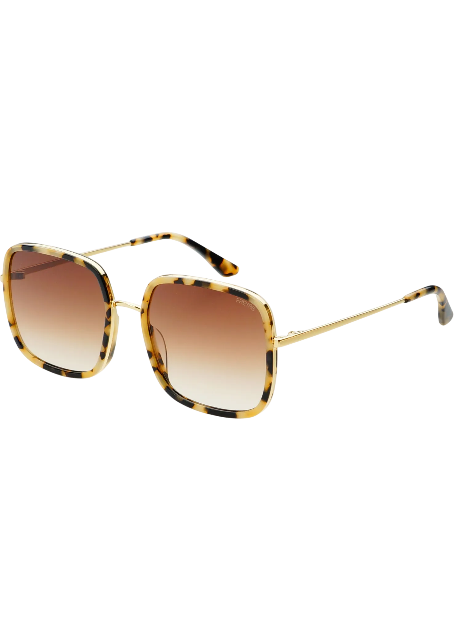 Cosmo Acetate Womens Square Sunglasses - Milky Tortoise