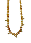 Jupiter Beaded Necklace - Orange