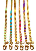 Flat Curb Candy Chain: Orange 20"