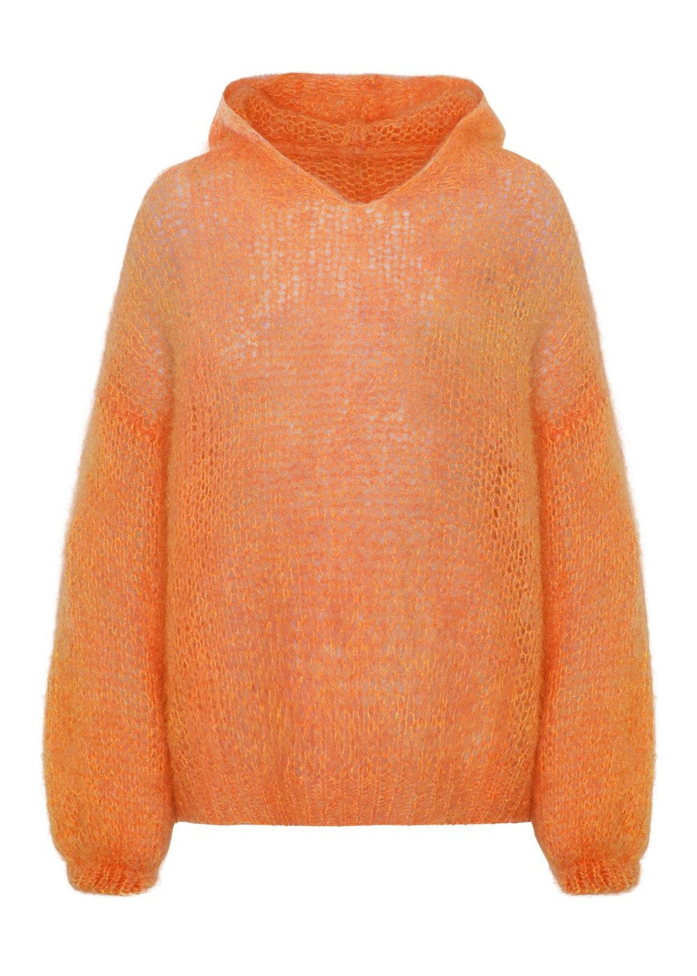 Antonella Mohair Hoodie Orange