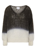 Milana 2-Colored LS Mohair Knit