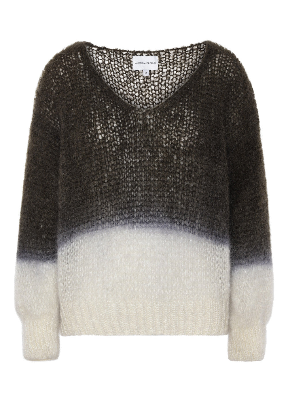 Milana 2-Colored LS Mohair Knit