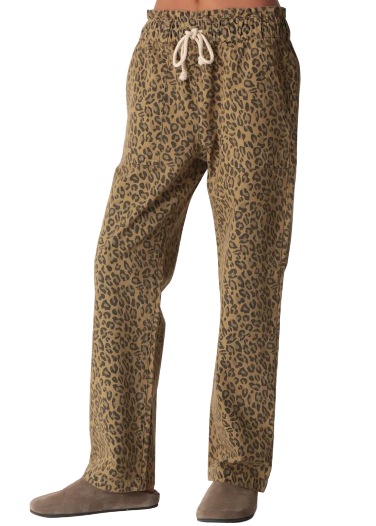 Easy Pant Leopard- Natural