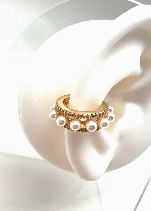 Bubble Pearl Ear Cuff