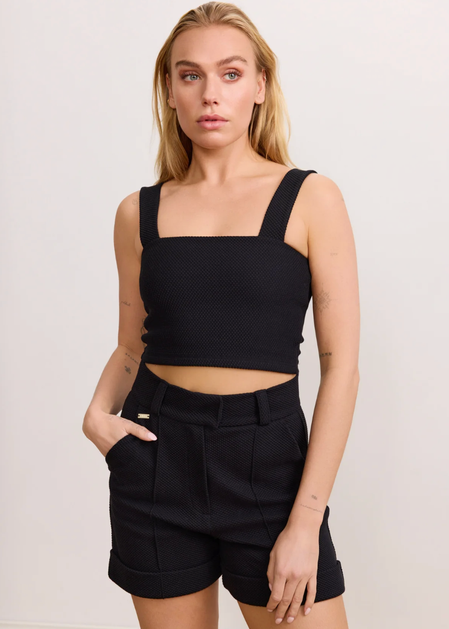Moon Classic Short Tank- Black