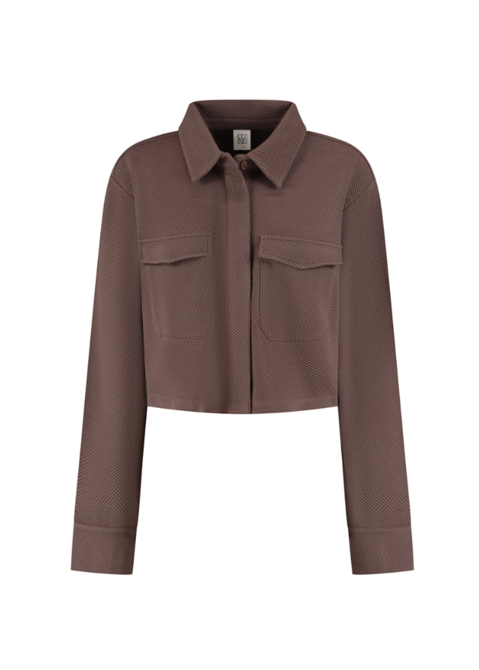 Moon Classic Short Blouse- Chocolate