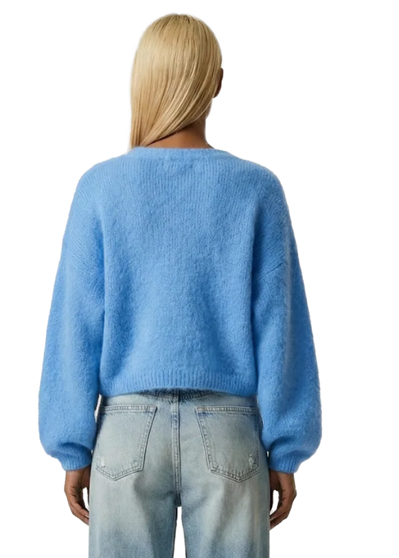 Cornelia Cropped Cardigan Sky Blue