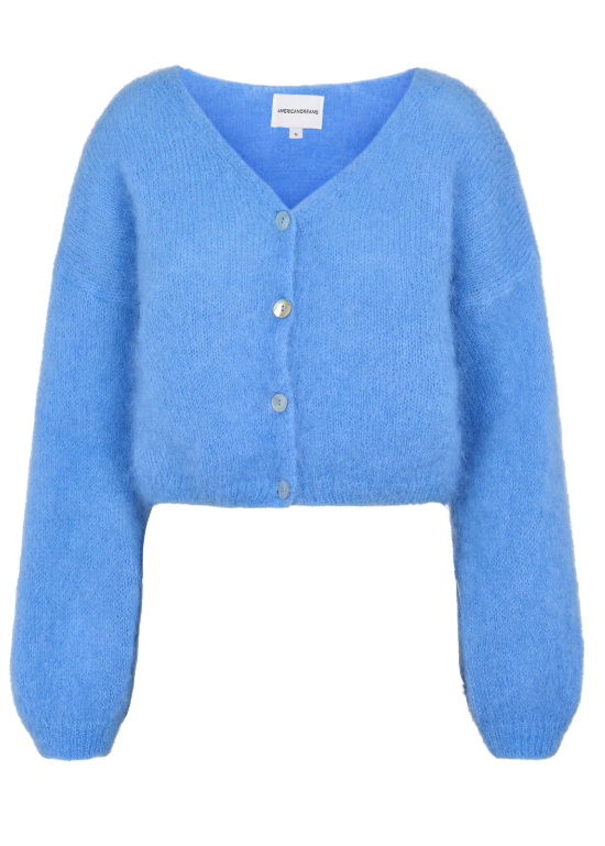 Cornelia Cropped Cardigan Sky Blue