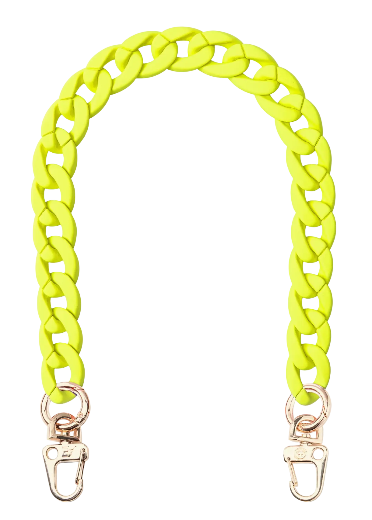 Neon Yellow Chunky Phone Chain