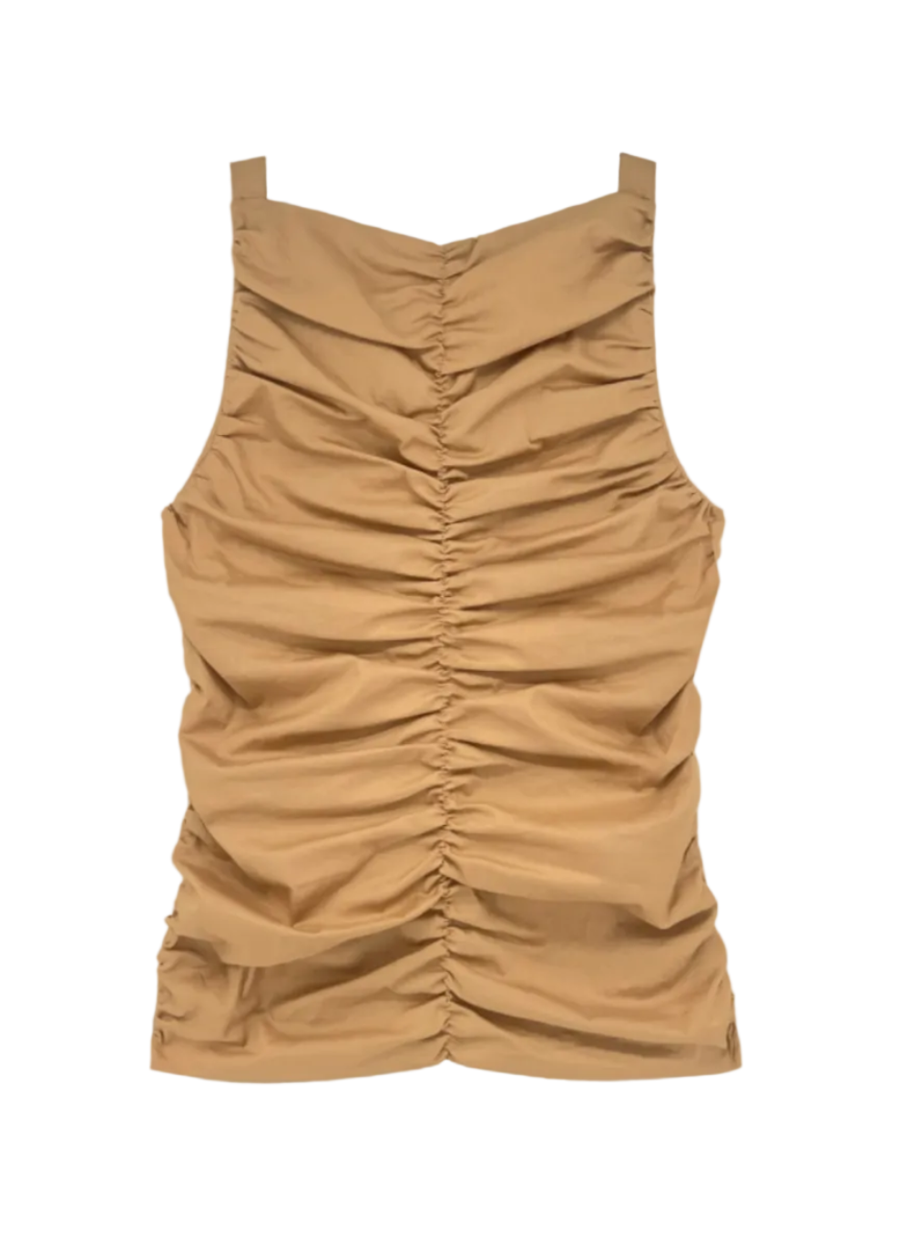 Gathered Sleeveless Top
