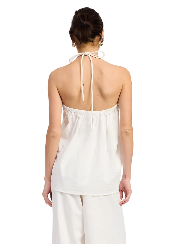 Linen Halter Tank