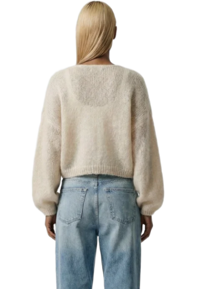 Cornelia Cropped Cardigan Beige