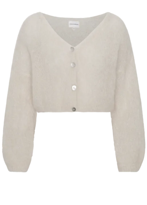 Cornelia Cropped Cardigan Beige