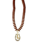 Leni Brown Beaded Necklace