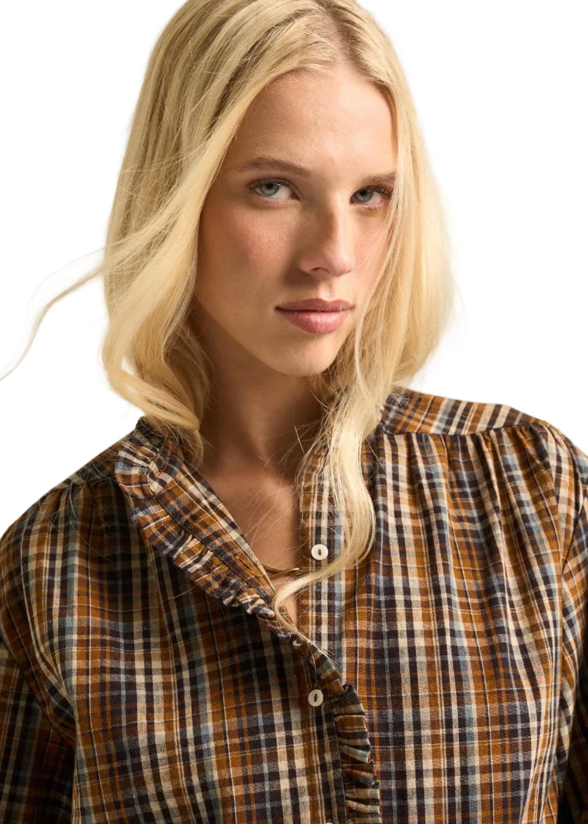 Alexa Blouse Blue: S by Sonmer Shop USA - alternate view 5