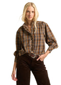 Alexa Blouse Blue: S by Sonmer Shop USA
