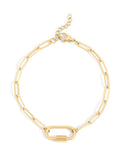 Paperclip Bracelet - Gold
