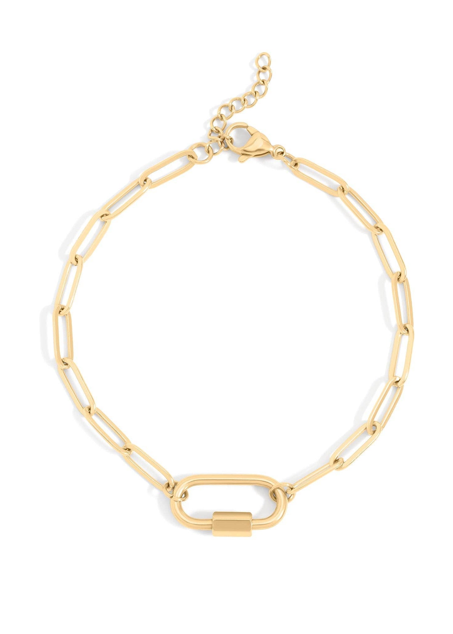 Paperclip Bracelet - Gold