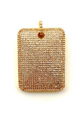 Beveled Dog Tag Gold