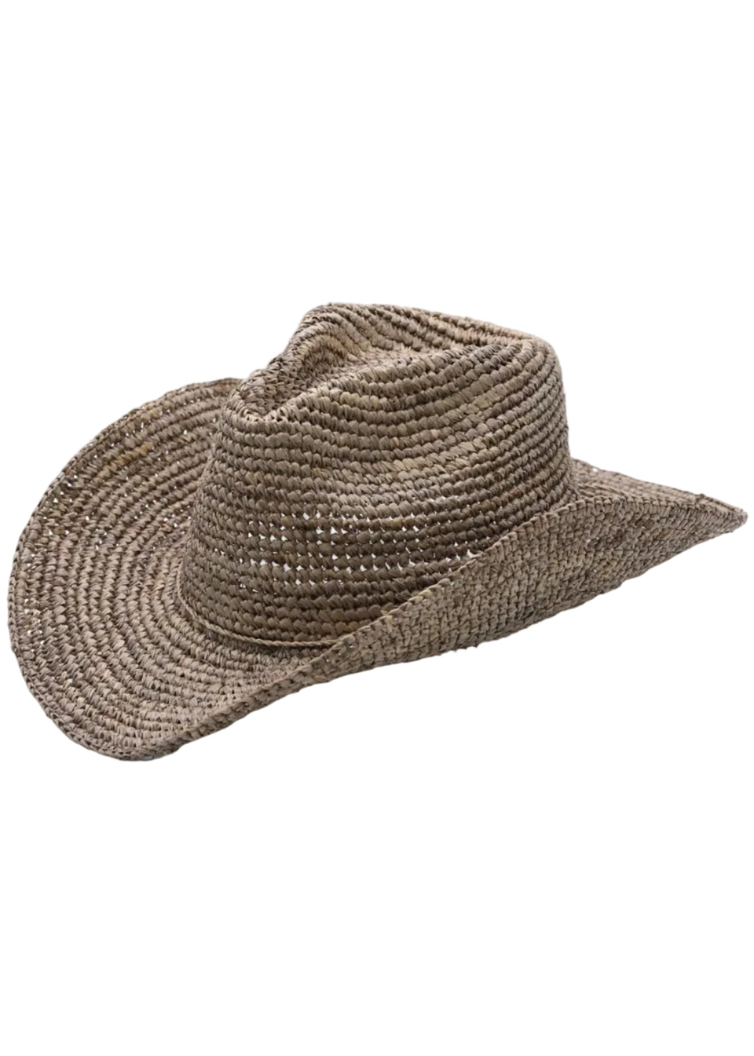 Emilia Raffia Western Drifter Cowboy Hat