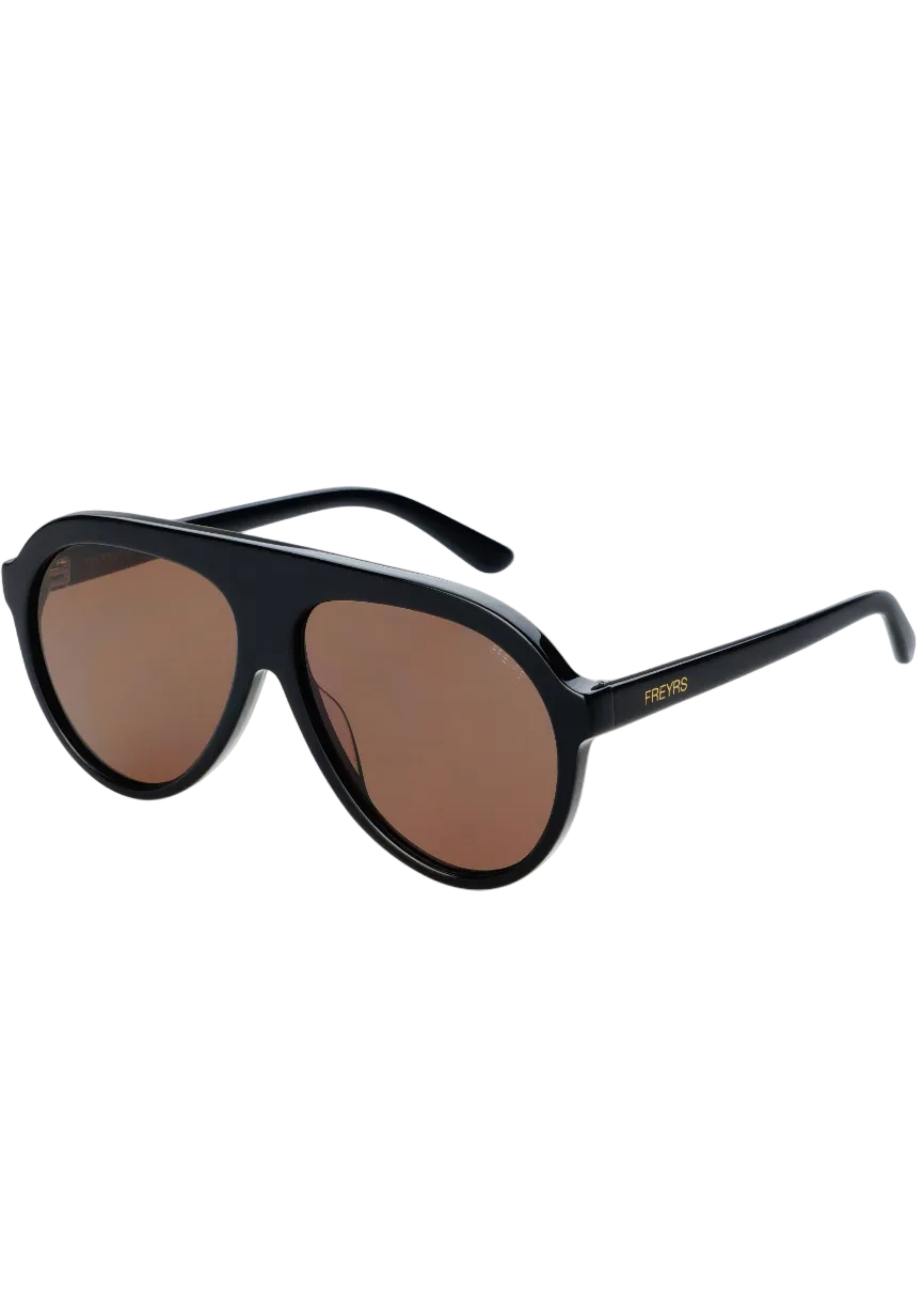 Maxwell Acetate Unisex Aviator Sunglasses - Black