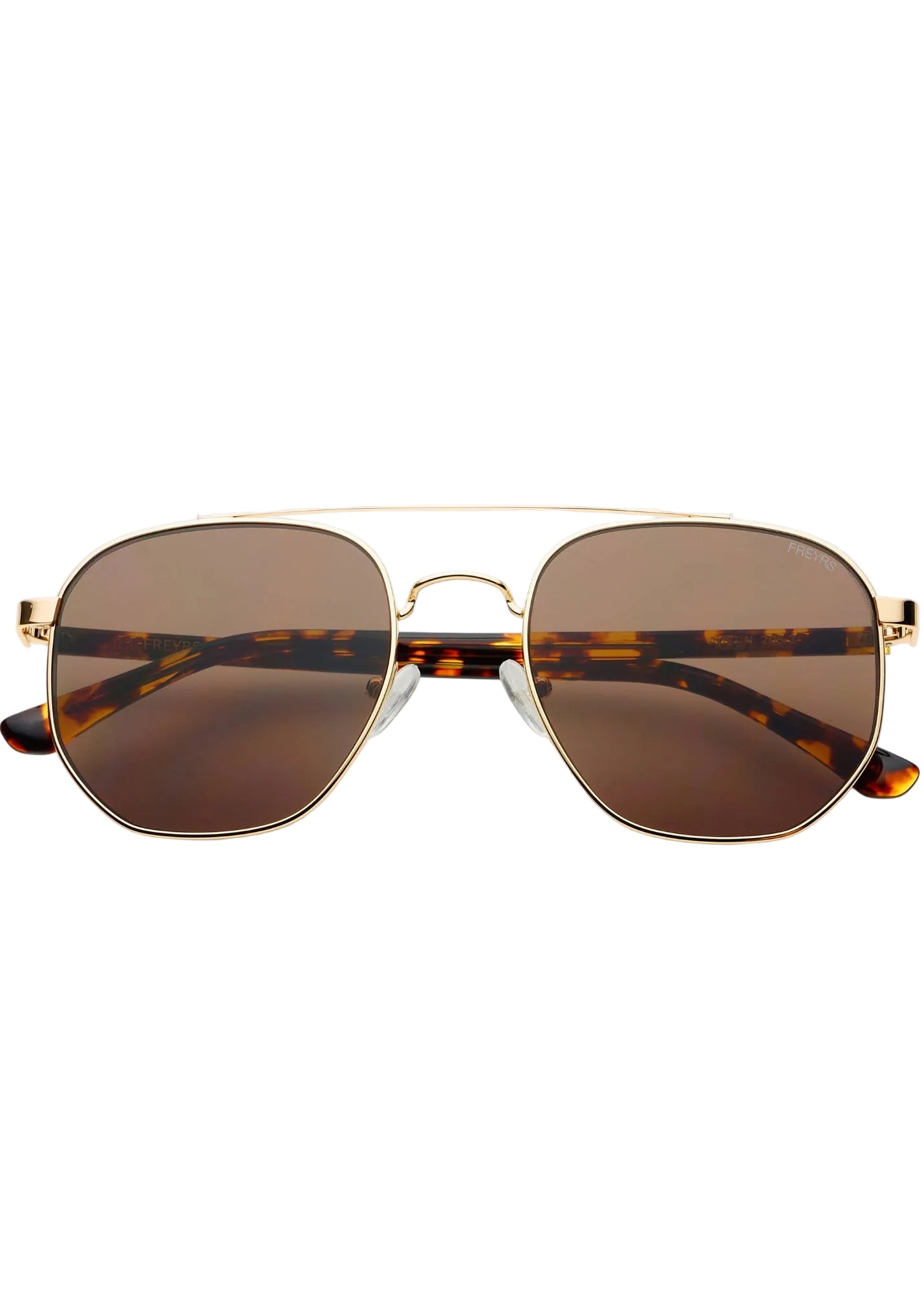 Austin Unisex Sunglasses - Gold / Brown