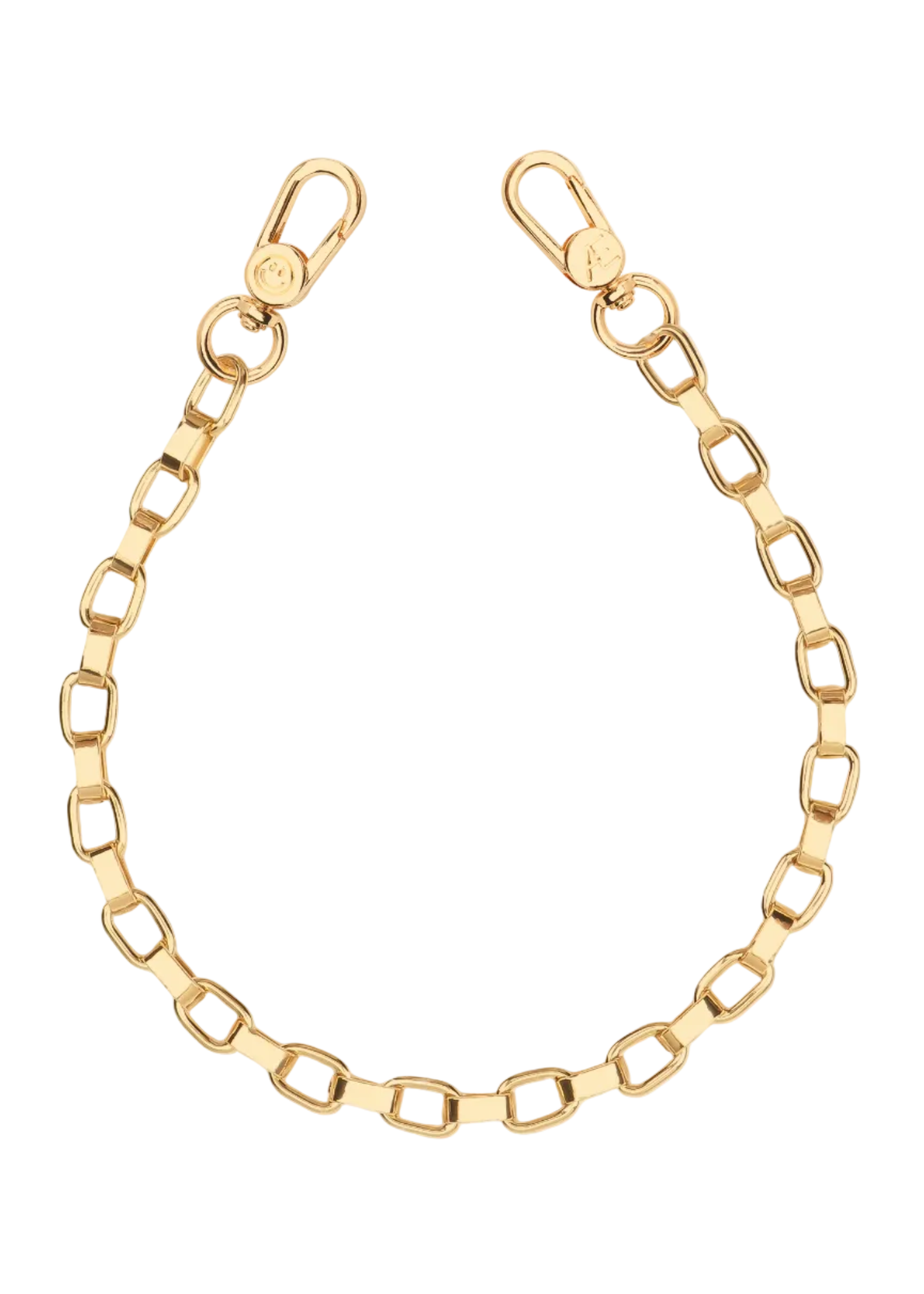 Gold Cube Chain: Wristlet