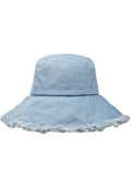 Keanu Twill Raw Edge Bucket Hat