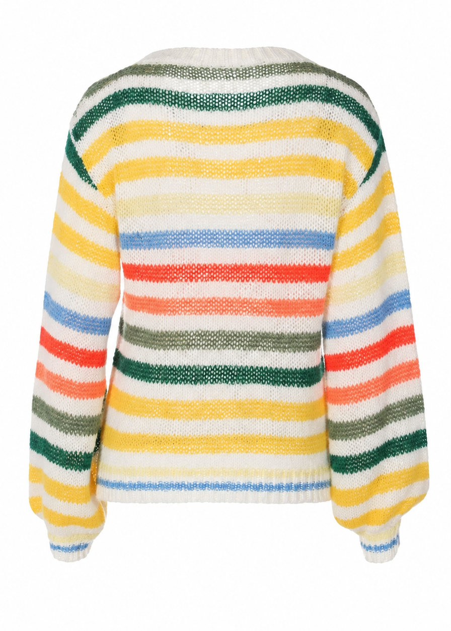 Striped Loose Pullover Sweater