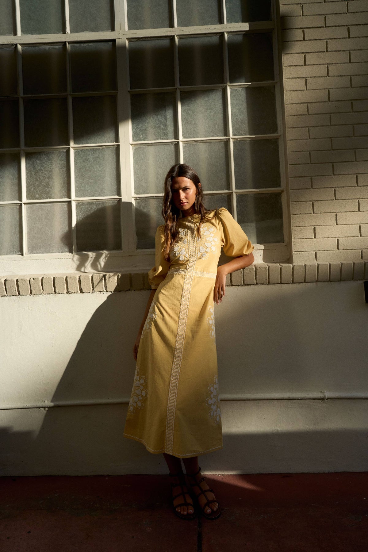 Lauren Dress Yellow: S by Sonmer Shop USA