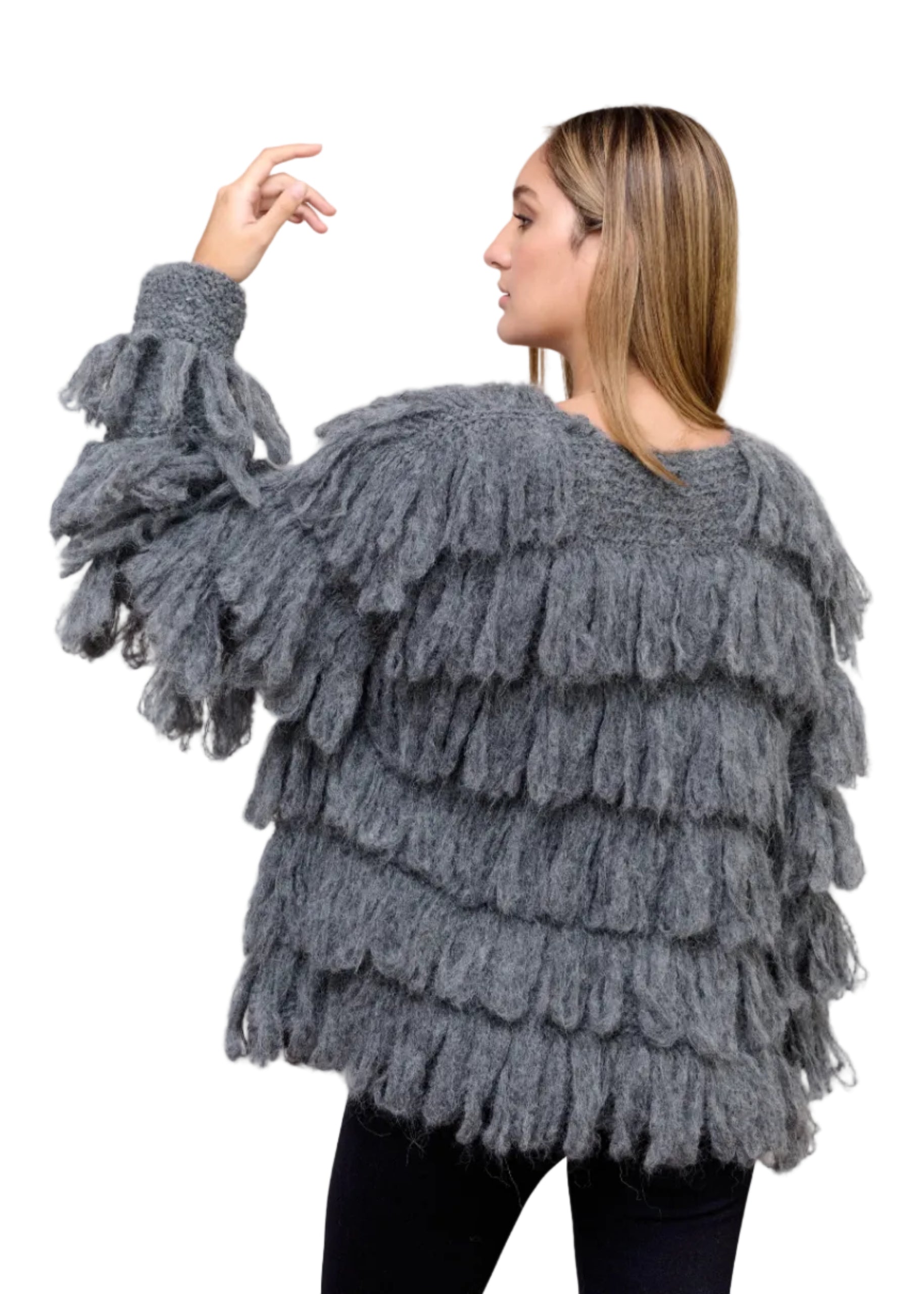 Mini Fringes Sweater - More Color Options