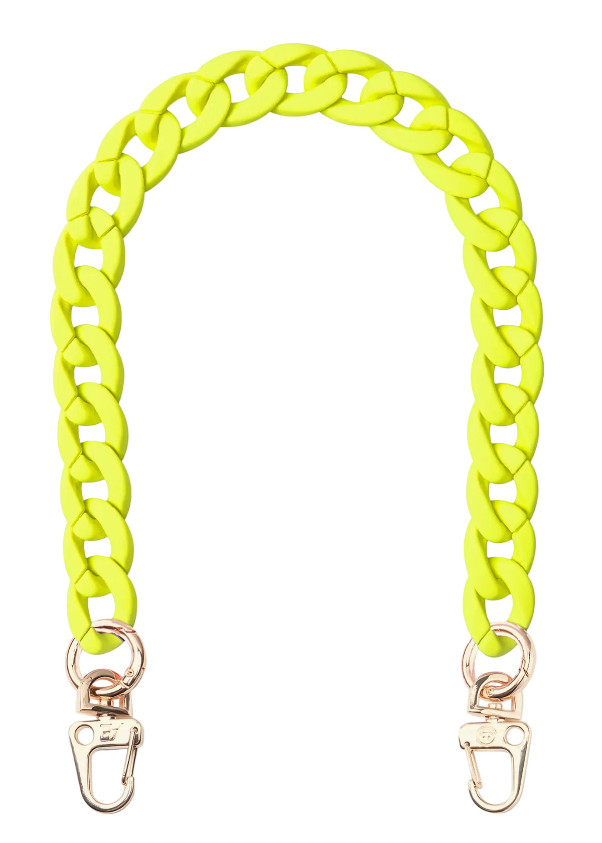 Neon Yellow Chunky Phone Chain by Resale