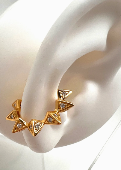 Pavé Spike Ear Cuff by Karli Buxton - alternate view 2